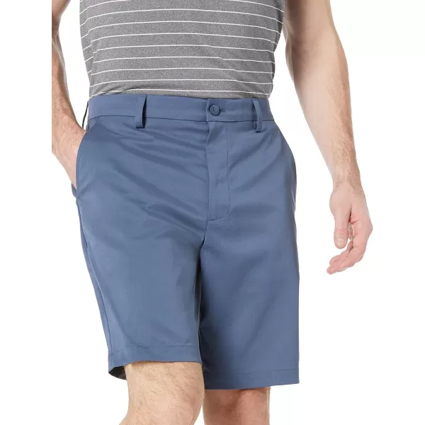 Amazon Essentials Mens ClassicFit Stretch Golf Short Available in Big amp TallRecycled Polyester Blend Indigo