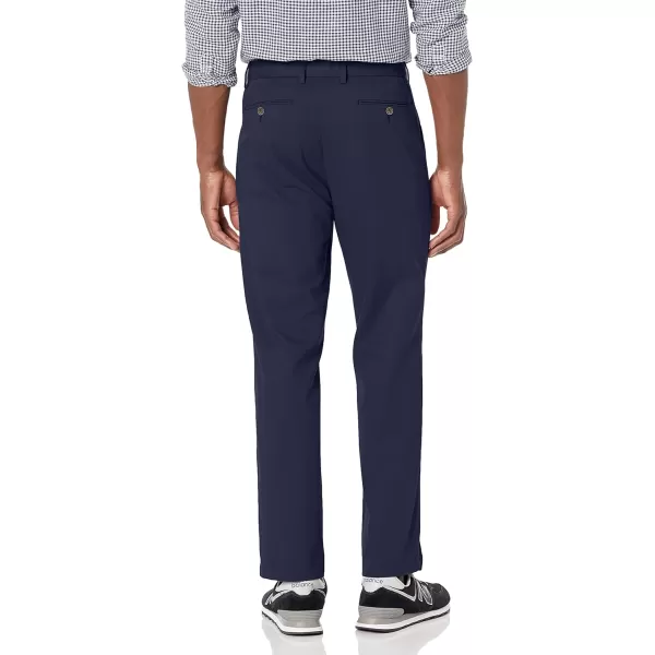 Amazon Essentials Mens ClassicFit WrinkleResistant Pleated Chino Pant Available in Big  TallNavy