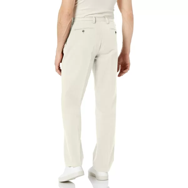 Amazon Essentials Mens ClassicFit WrinkleResistant Pleated Chino Pant Available in Big  TallStone