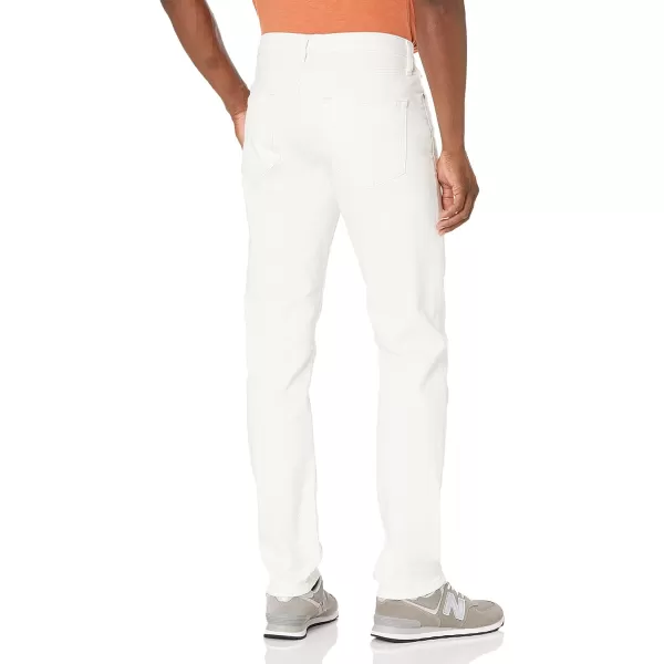 Amazon Essentials Mens Comfort Stretch SlimFit Jean Previously GoodthreadsBright White