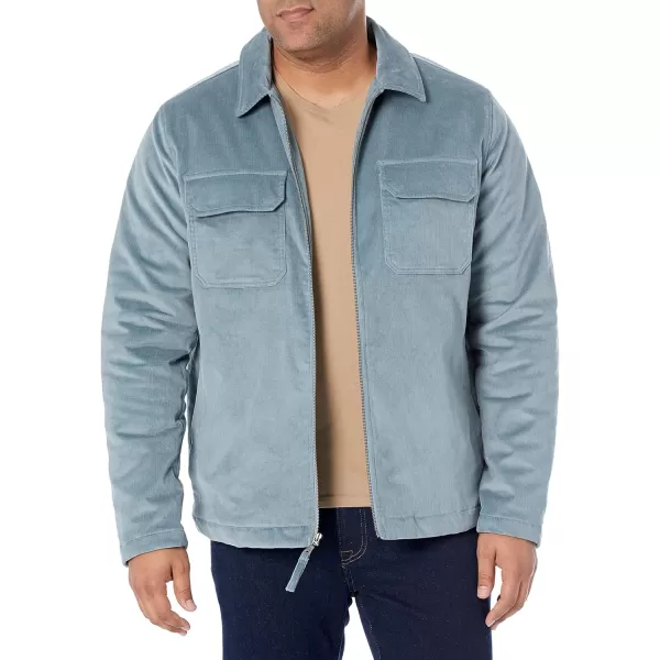 Amazon Essentials Mens Corduroy Work Jacket Available in Big amp TallGrey