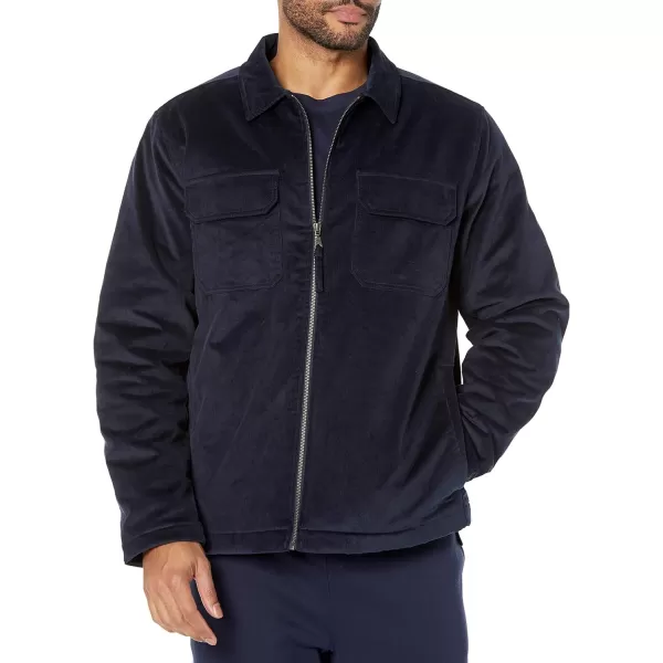 Amazon Essentials Mens Corduroy Work Jacket Available in Big amp TallNavy