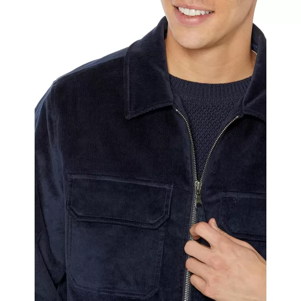 Amazon Essentials Mens Corduroy Work Jacket Available in Big amp TallNavy