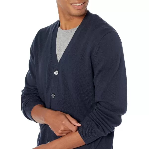 Amazon Essentials Mens Cotton Cardigan SweaterNavy