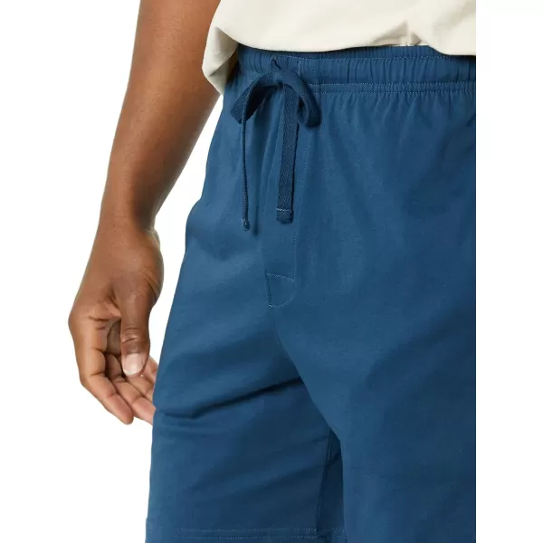 Amazon Essentials Mens Cotton Pajama Shorts Pack of 2Indigo