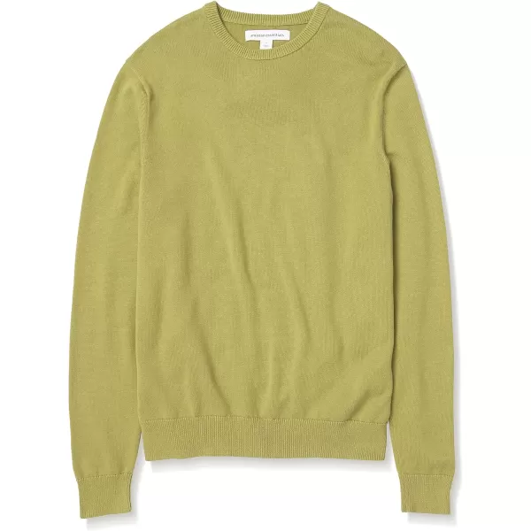 Amazon Essentials Mens Crewneck Sweater Available in Big amp TallGolden Olive