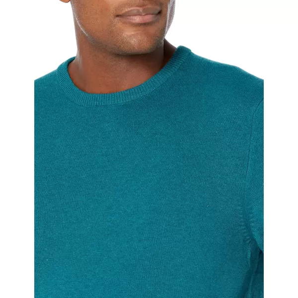 Amazon Essentials Mens Crewneck Sweater Available in Big amp TallTeal Blue Heather