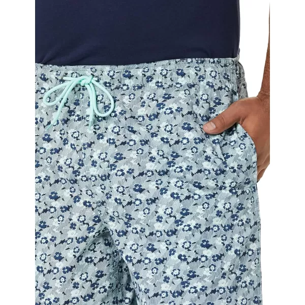 Amazon Essentials Mens Drawstring Walk Short Available in Plus SizeBlue Floral