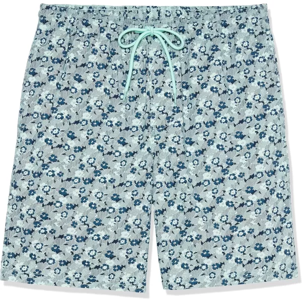 Amazon Essentials Mens Drawstring Walk Short Available in Plus SizeBlue Floral