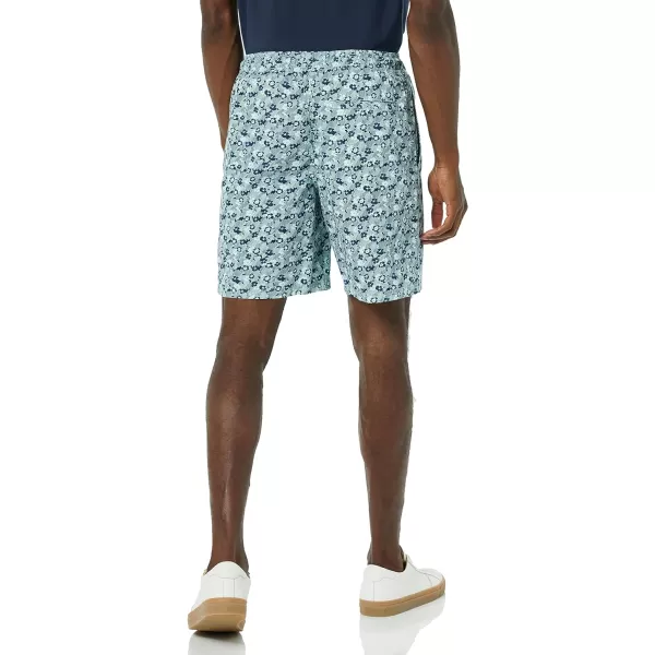 Amazon Essentials Mens Drawstring Walk Short Available in Plus SizeBlue Floral