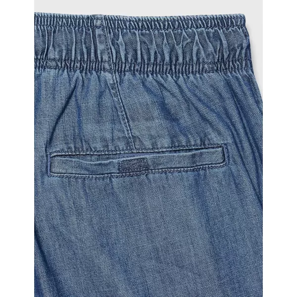 Amazon Essentials Mens Drawstring Walk Short Available in Plus SizeMedium Wash Chambray