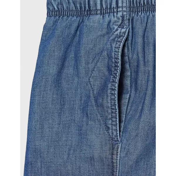 Amazon Essentials Mens Drawstring Walk Short Available in Plus SizeMedium Wash Chambray