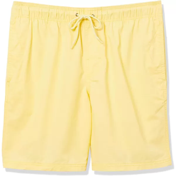 Amazon Essentials Mens Drawstring Walk Short Available in Plus SizePale Yellow