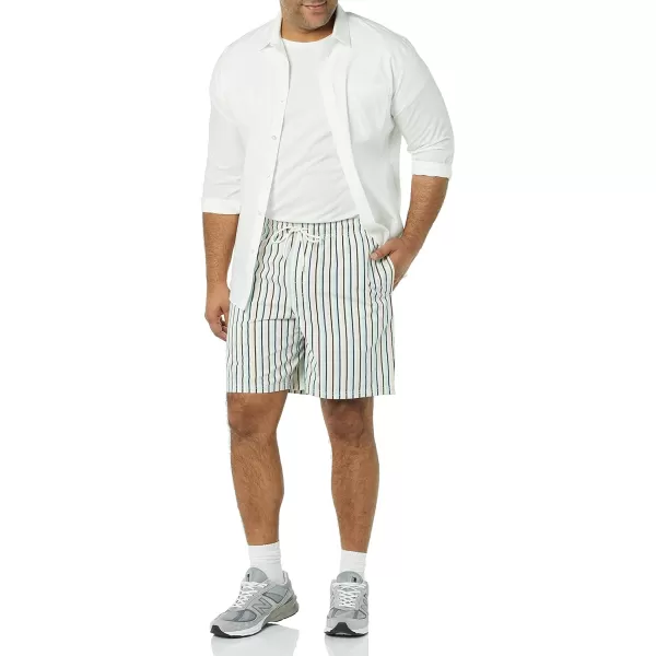 Amazon Essentials Mens Drawstring Walk Short Available in Plus SizeStripe