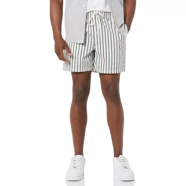 Amazon Essentials Mens Drawstring Walk Short Available in Plus SizeStripe