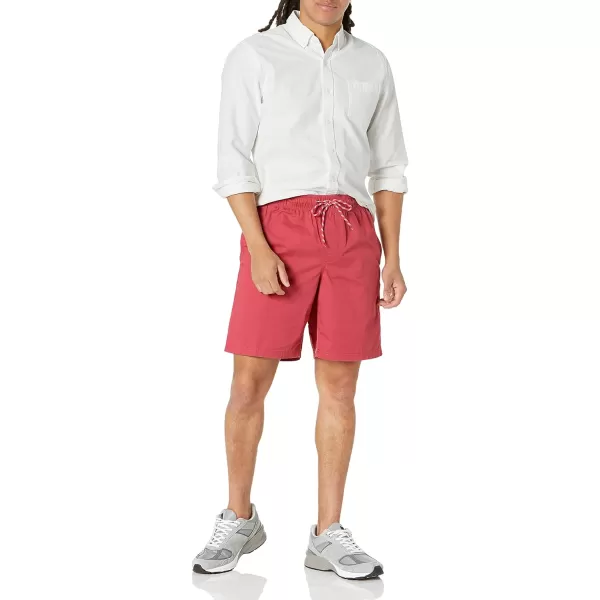 Amazon Essentials Mens Drawstring Walk Short Available in Plus SizeWashed Red