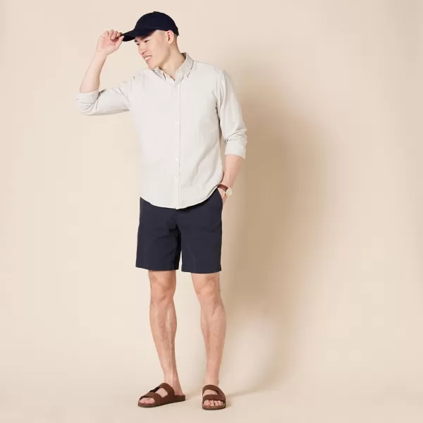 Amazon Essentials Mens Faux Cork Slide SandalBrown