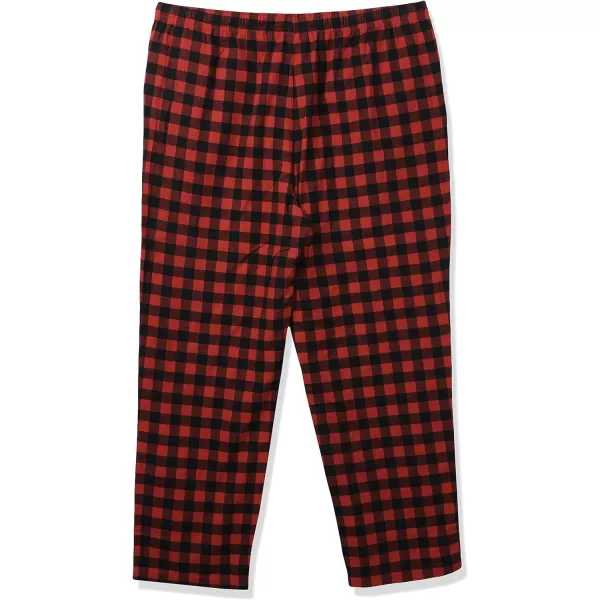 Amazon Essentials Mens Flannel Pajama Pant Available in Big amp TallRed Buffalo Plaid