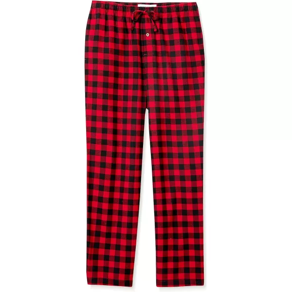 Amazon Essentials Mens Flannel Pajama Pant Available in Big amp TallRed Buffalo Plaid