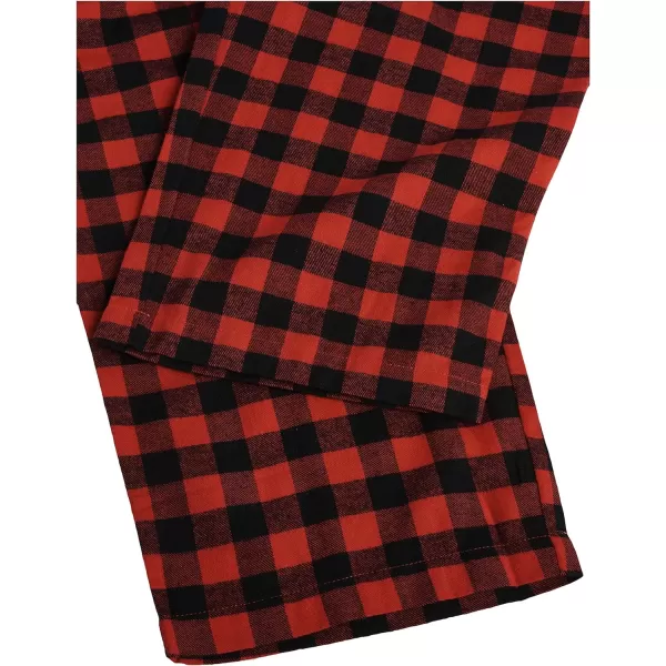 Amazon Essentials Mens Flannel Pajama Pant Available in Big amp TallRed Buffalo Plaid