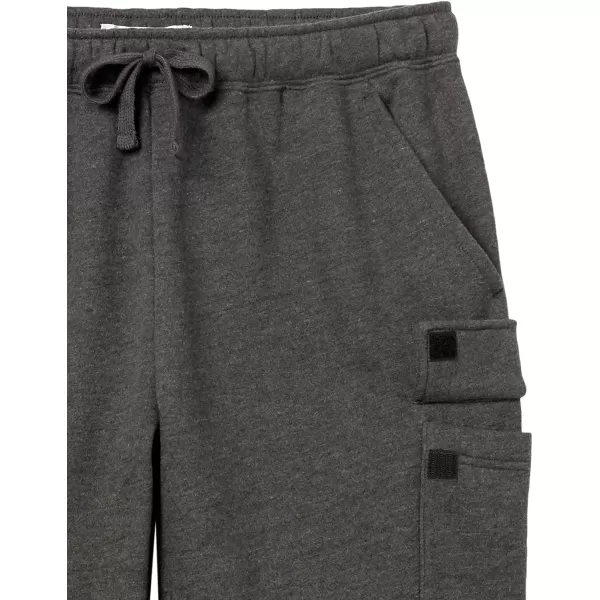 Amazon Essentials Mens Fleece Cargo ShortCharcoal Heather