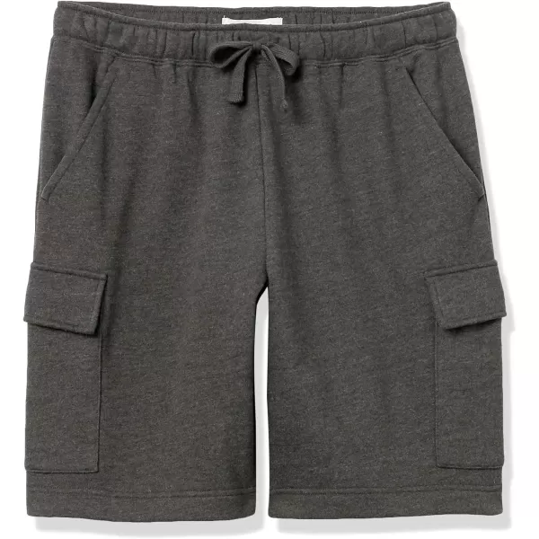 Amazon Essentials Mens Fleece Cargo ShortCharcoal Heather
