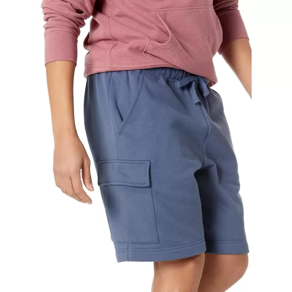 Amazon Essentials Mens Fleece Cargo ShortIndigo