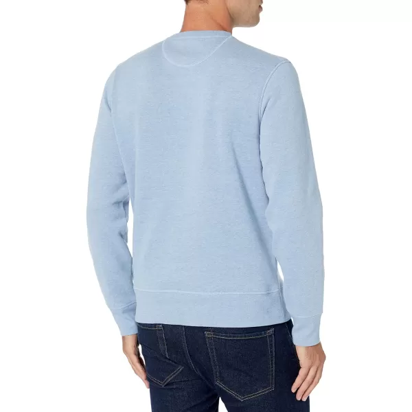 Amazon Essentials Mens Fleece Crewneck Sweatshirt Available in Big amp TallLight Blue Heather