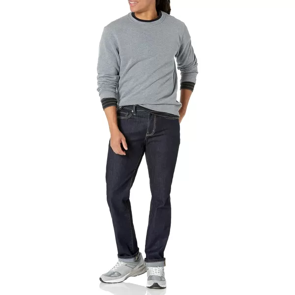 Amazon Essentials Mens Fleece Crewneck Sweatshirt Available in Big amp TallLight Grey Heather