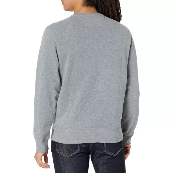 Amazon Essentials Mens Fleece Crewneck Sweatshirt Available in Big amp TallLight Grey Heather