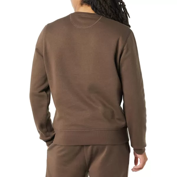 Amazon Essentials Mens Fleece Crewneck Sweatshirt Available in Big amp TallMedium Brown