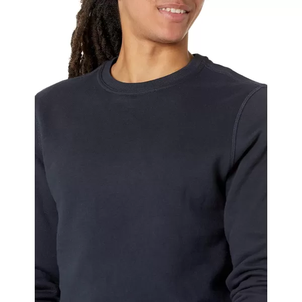 Amazon Essentials Mens Fleece Crewneck Sweatshirt Available in Big amp TallNavy