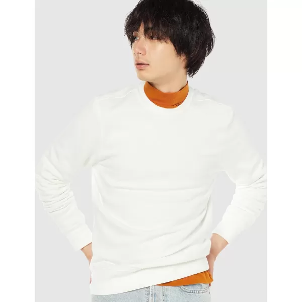 Amazon Essentials Mens Fleece Crewneck Sweatshirt Available in Big amp TallOffwhite