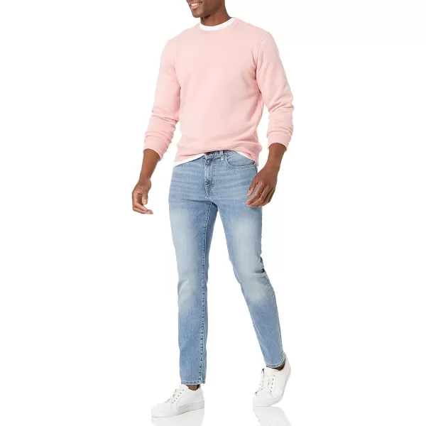 Amazon Essentials Mens Fleece Crewneck Sweatshirt Available in Big amp TallPink