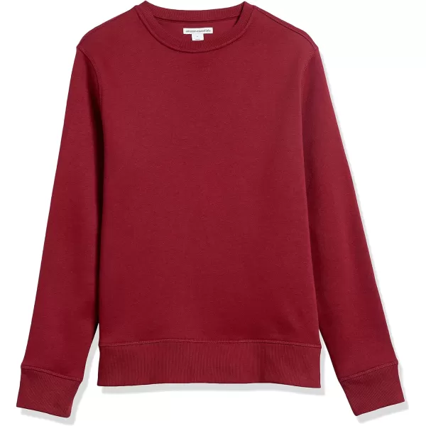 Amazon Essentials Mens Fleece Crewneck Sweatshirt Available in Big amp TallRed