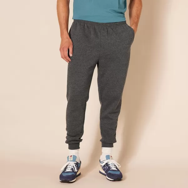 Amazon Essentials Mens Fleece Jogger PantCharcoal