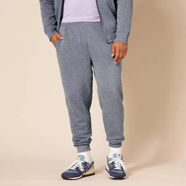 Amazon Essentials Mens Fleece Jogger PantLight Grey Heather
