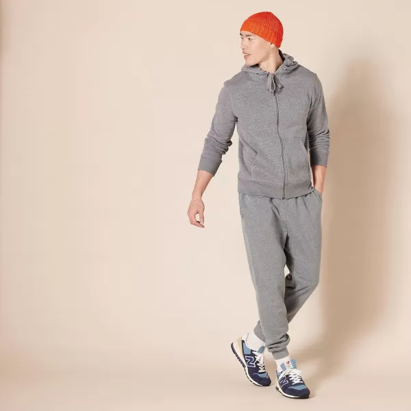 Amazon Essentials Mens Fleece Jogger PantLight Grey Heather