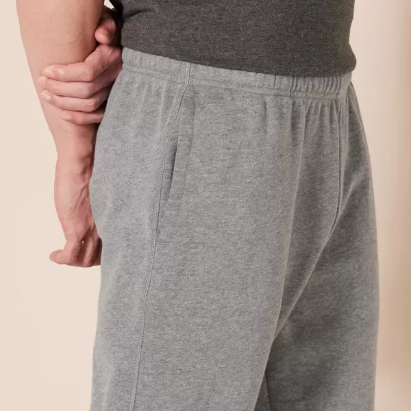 Amazon Essentials Mens Fleece Jogger PantLight Grey Heather