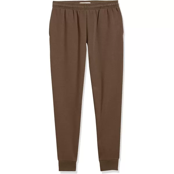 Amazon Essentials Mens Fleece Jogger PantMedium Brown