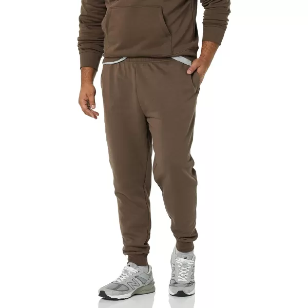 Amazon Essentials Mens Fleece Jogger PantMedium Brown
