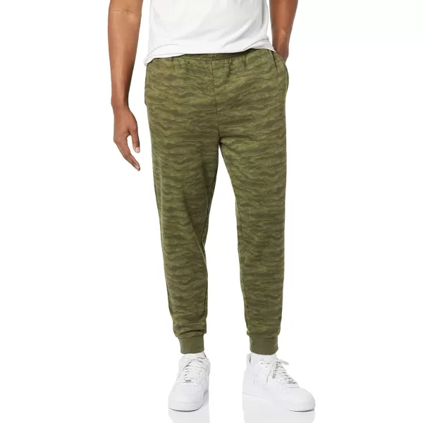 Amazon Essentials Mens Fleece Jogger PantOlive Camo