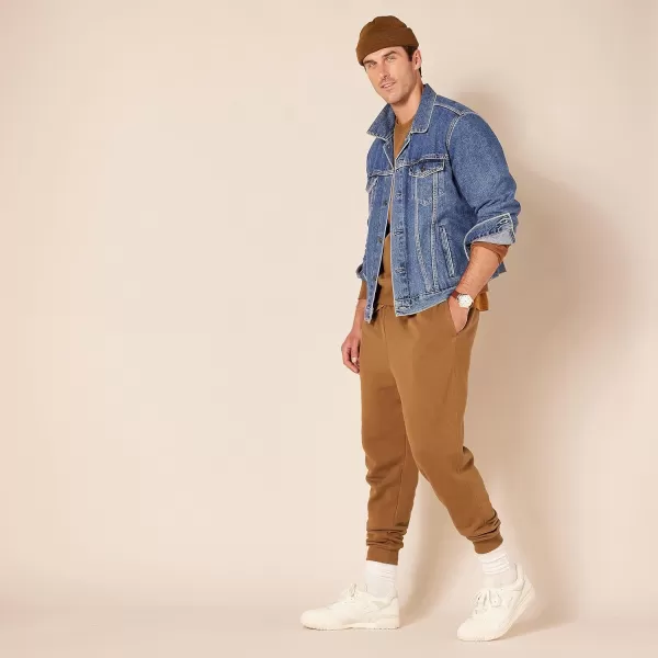 Amazon Essentials Mens Fleece Jogger PantToffee Brown