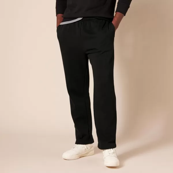 Amazon Essentials Mens Fleece Sweatpant Available in Big amp TallBlack