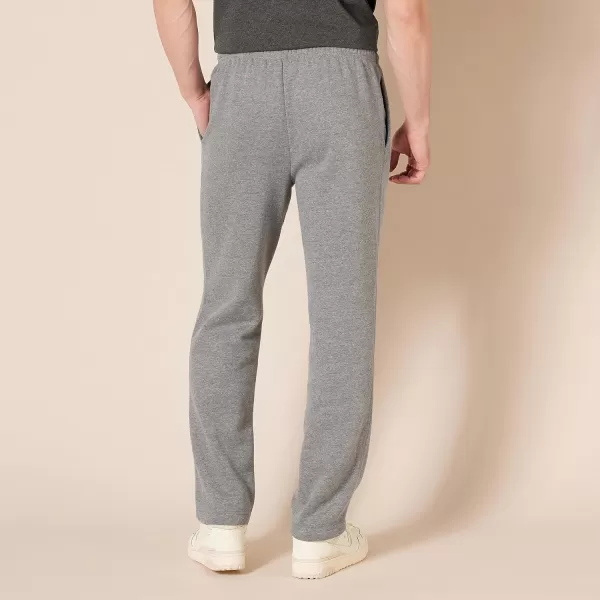 Amazon Essentials Mens Fleece Sweatpant Available in Big amp TallLight Grey Heather