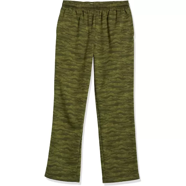 Amazon Essentials Mens Fleece Sweatpant Available in Big amp TallMilitary Green Abstract Camo