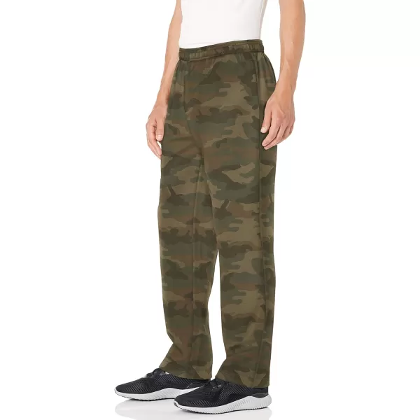 Amazon Essentials Mens Fleece Sweatpant Available in Big amp TallMilitary Green Camo