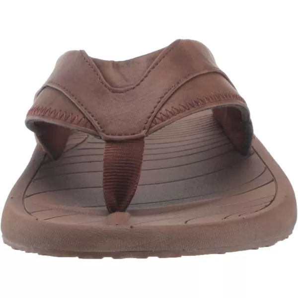 Amazon Essentials Mens Flip Flop SandalBrown