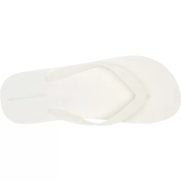 Amazon Essentials Mens Flip Flops Pack of 3Bright White