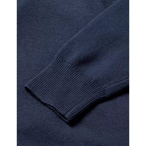 Amazon Essentials Mens FullZip Cotton SweaterNavy